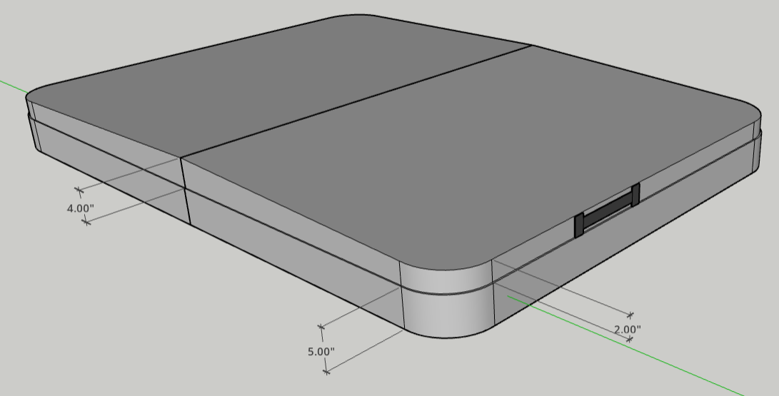 Replacement Spa Cover (Stock) for the Tornado - 2015 - Present