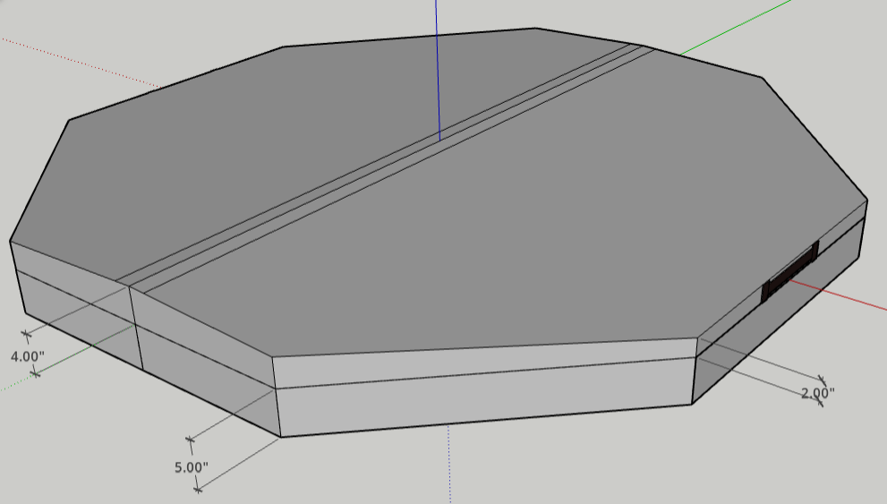 Replacement Spa Cover (Stock) for the Corona Octagon - 2015 - Present
