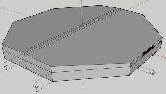 Replacement Spa Cover (Stock) for the Corona Octagon - 2015 - Present